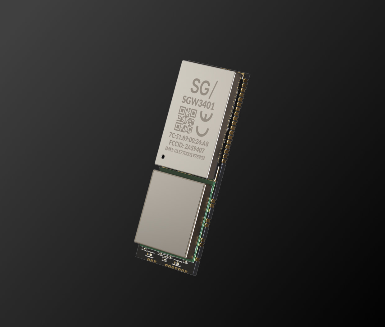3401 F1-C Cellular Module angle